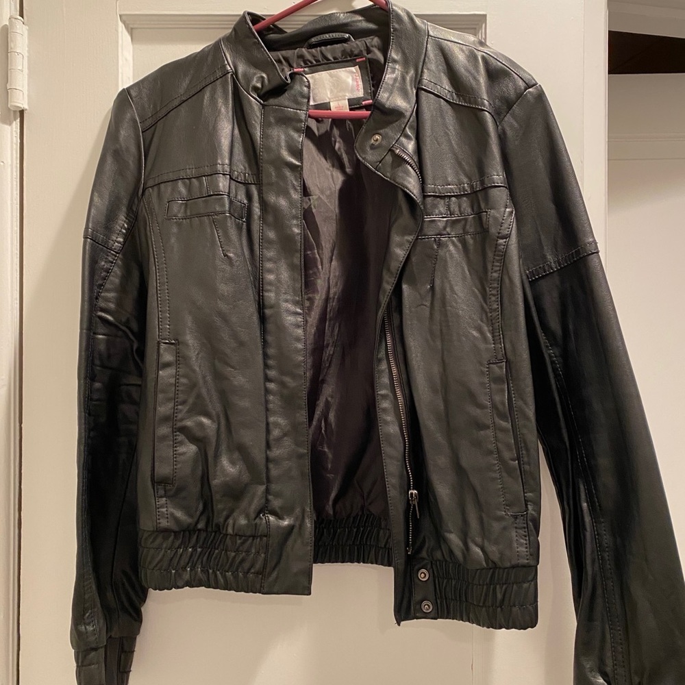 Leather Jacket - Large -